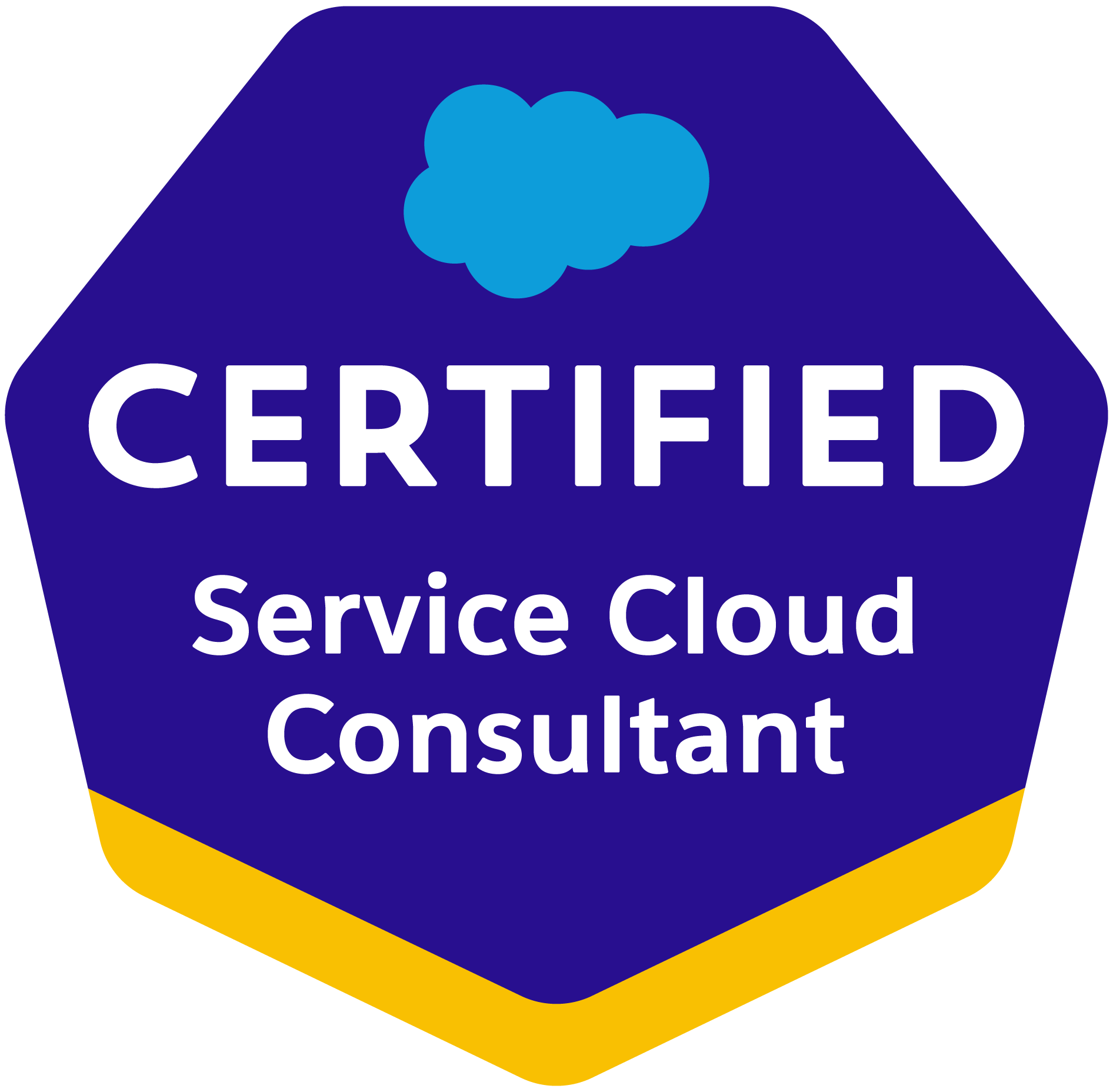 Salesforce Certified Service Cloud Consultant badge